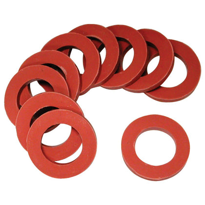 Danco round hose washer for 3/4 in ID and 1 in OD creates a tight seal on washing machines.