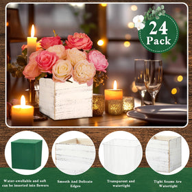 Dandat natural wood finish adds rustic charm to garden, home, or wedding décor.