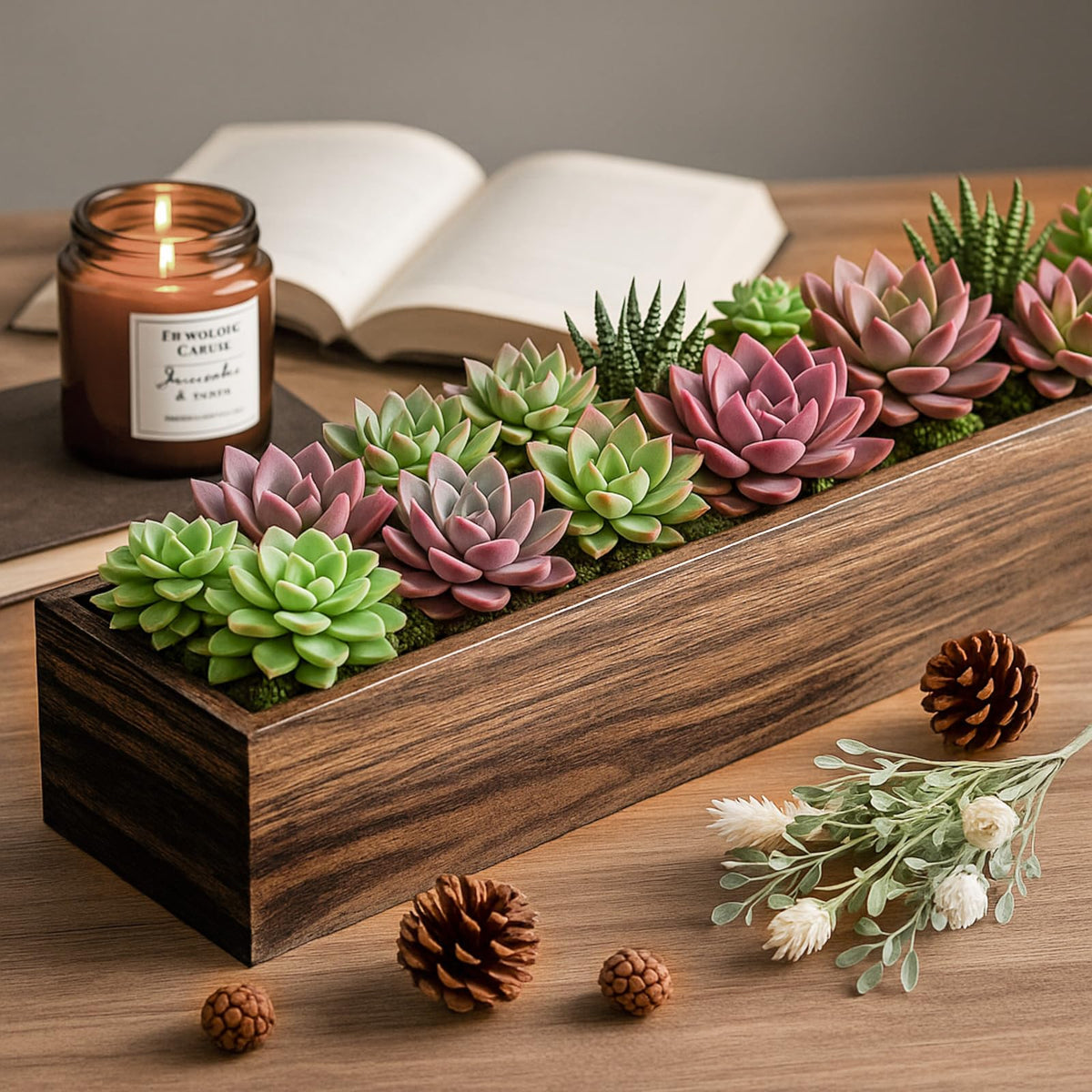 Dandat floral foam blocks included, easy to cut and shape