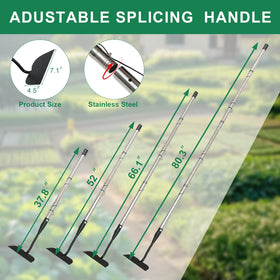 Daneried garden hoe anti-slip grip supports secure control during long sessions.