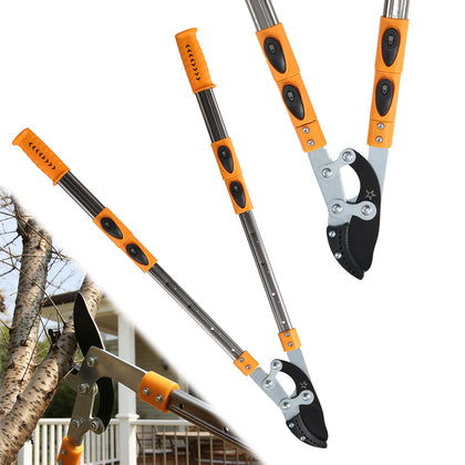 Daneried Loppers extendable handle delivers extended reach for high branches.