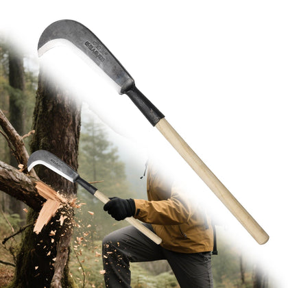 Daneried Sickle Garden Tool 22-inch blade for efficient land clearing