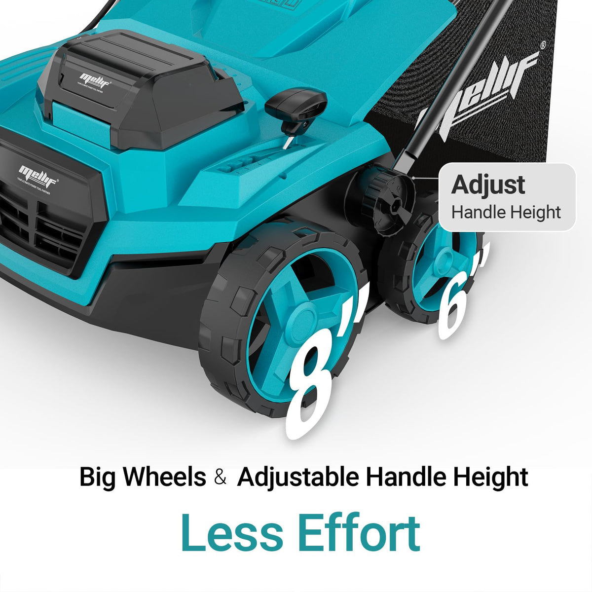 5-position depth adjustment for customizable soil care with Danero dethatcher.