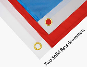 DANF Armenia flag 3x5ft brass grommets and canvas header for durable hanging.