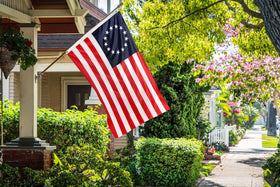 DANF Betsy Ross flag 3x5ft suitable for indoor and outdoor use.
