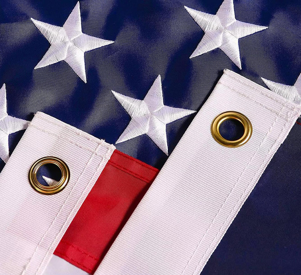 DANF FLAG 4x6 brass grommets ensure secure mounting on standard poles.