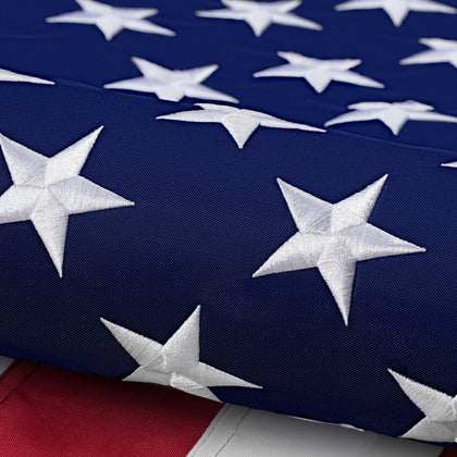 DANF FLAG 4x6 embroidered stars for a crisp, durable outdoor display.