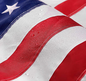 DANF FLAG 4x6 heavy-duty nylon flag designed to withstand sun and rain.