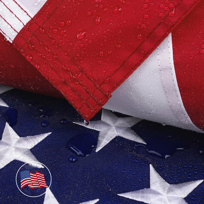 DANF FLAG 6x10ft outdoor nylon flag designed for weather durability in wind.