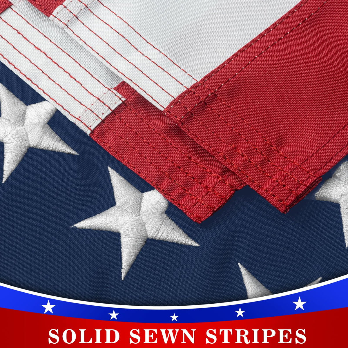 DANF FLAG all-weather fabric closeup highlights UV protection and rain resistance.