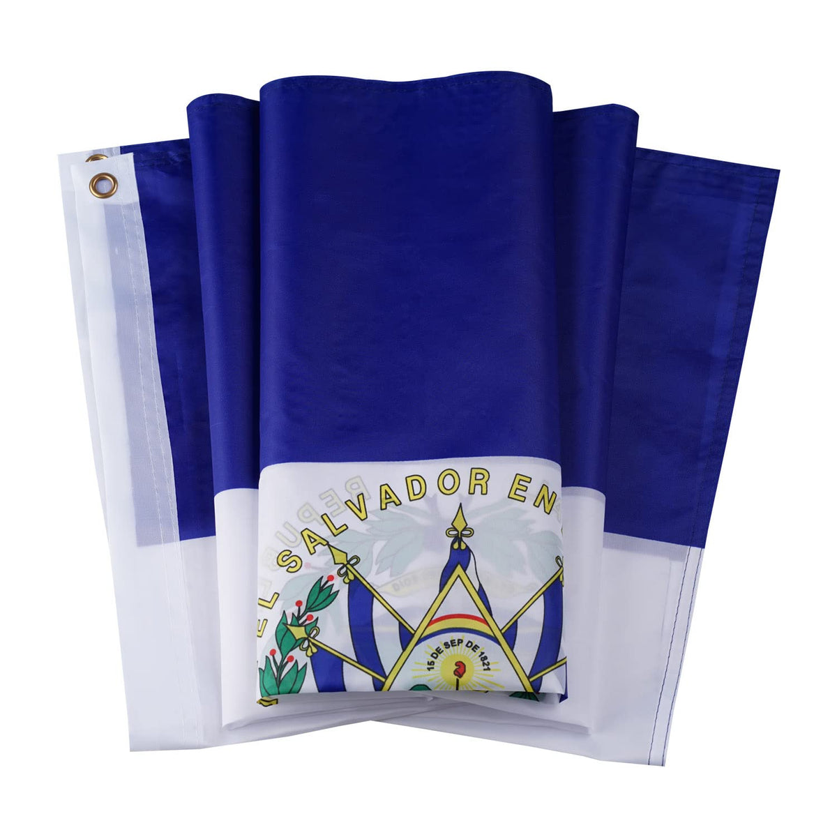 DANF El Salvador flag shown as wall display for classrooms or offices