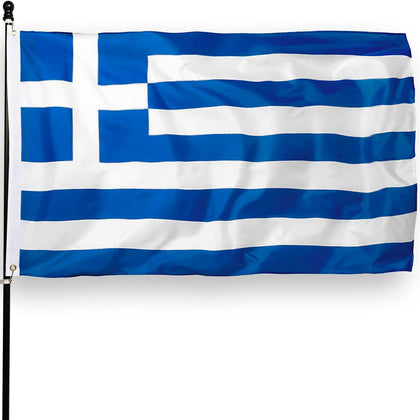 DANF FLAG Greece flag 3x5ft fade-resistant for home or school display