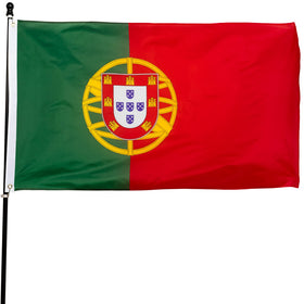 DANF Portugal flag 3x5 with brass grommets for durable outdoor display