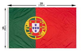 DANF Portugal flag shown on a wall display by DANF FLAG