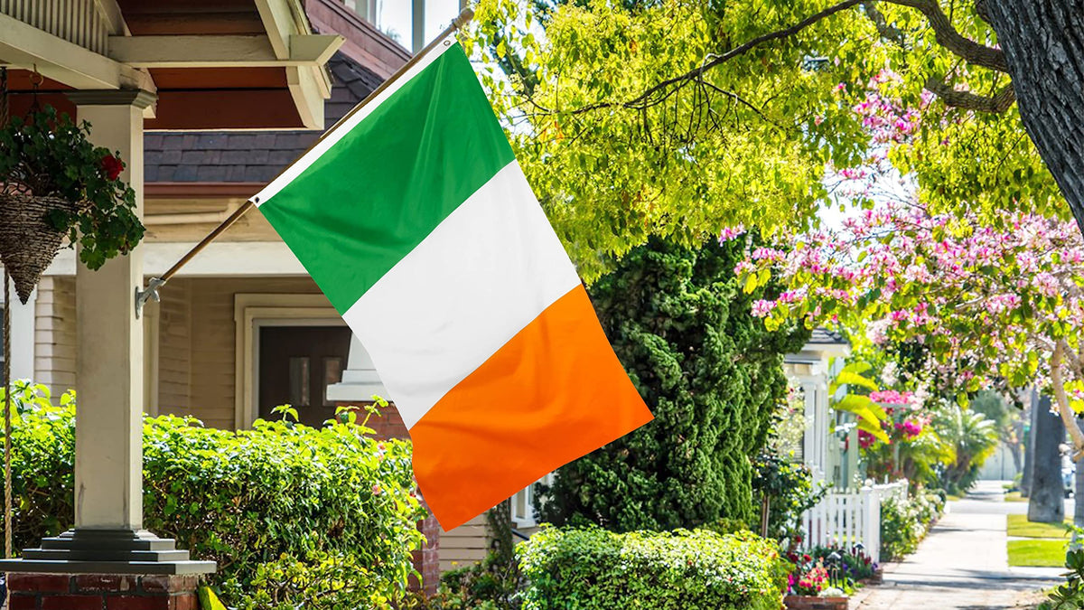 DANF Ireland Flag canvas header for durable construction