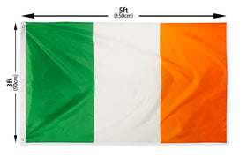 DANF Ireland Flag ideal for indoor decor and celebrations