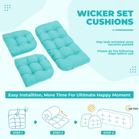 DANGHOOGY vacuum-packaged cushions ready for easy transport and storage.