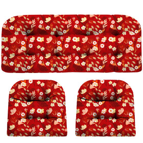 DANGHOOGY loveseat cushion delivers plush outdoor comfort with 4-inch thickness.
