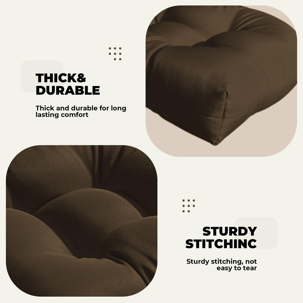 Danghoogy vacuum-packaged cushions simplify transport and storage.