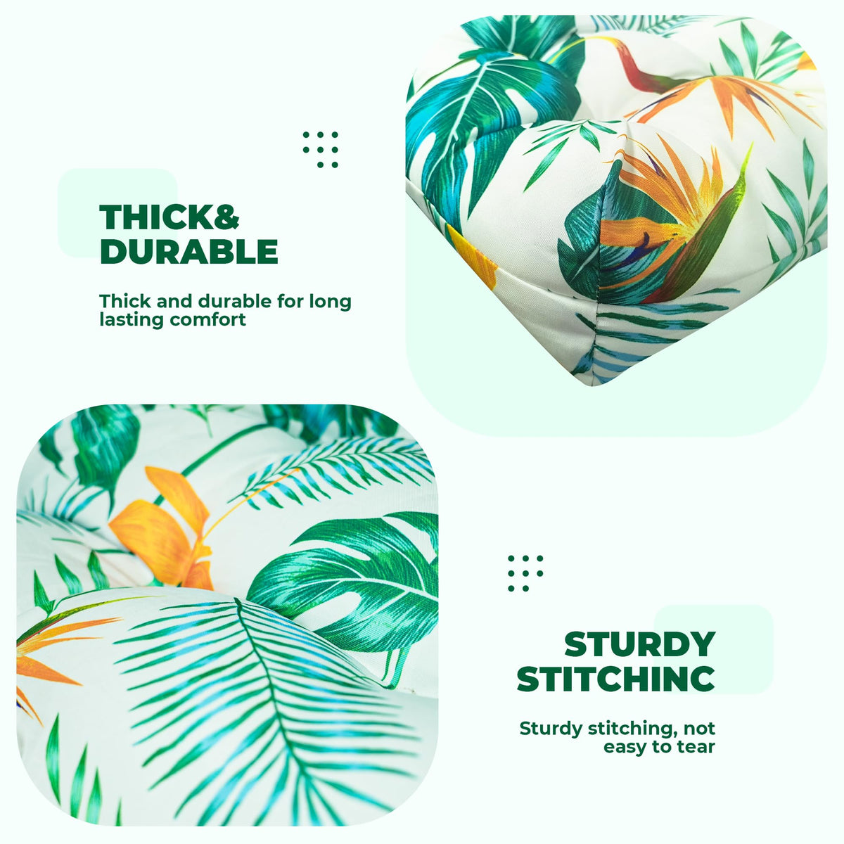DANGHOOGY modern wicker cushions elevate indoor and outdoor decor.