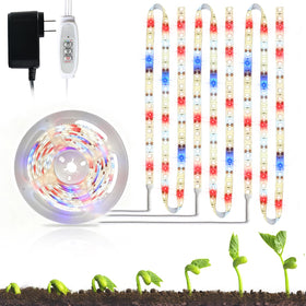 Danhh LED grow strip 3-in-1 full spectrum 10ft for uniform seedling lighting