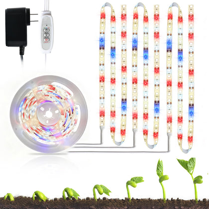 Danhh LED grow strip 3-in-1 full spectrum 10ft for uniform seedling lighting