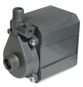 Danner Supreme Hydro-Mag pump front view, compact inline design for hydroponics.