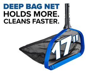Danny's Pool Products deep-bag leaf skimmer with high capacity