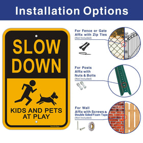 Danoib reflective aluminum sign improves nighttime visibility in neighborhoods and driveways