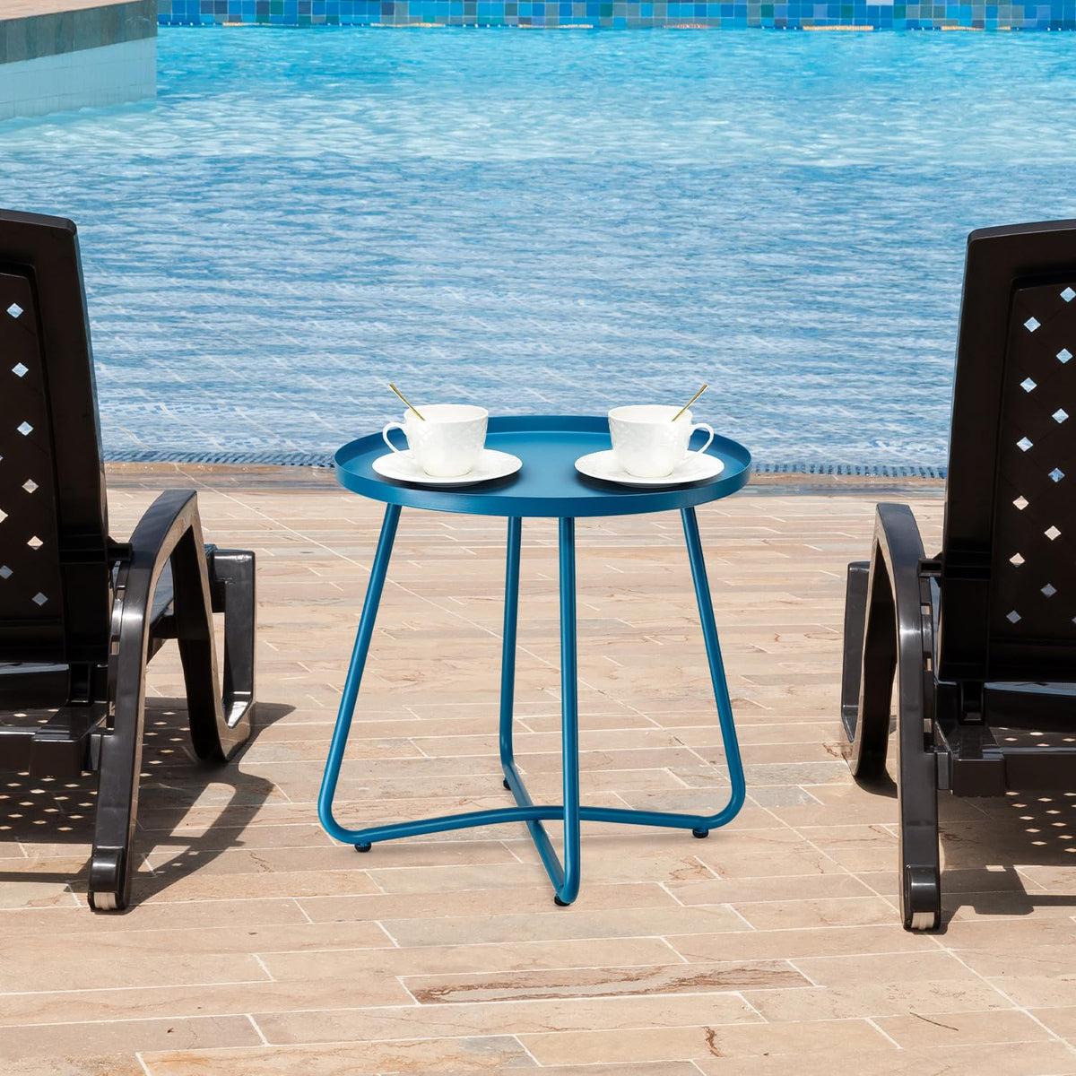 Lightweight design makes placement and movement easy for gatherings.
