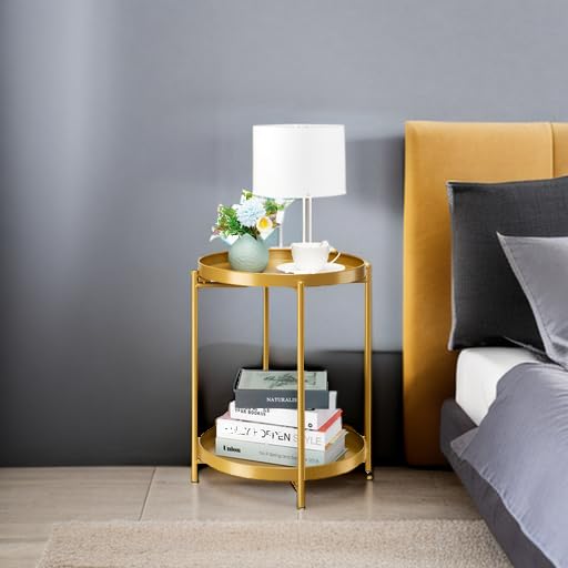 Danpinera multi-functional table suitable as a plant stand or nightstand.