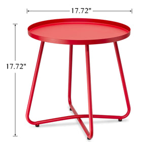 danpinera adjustable-foot outdoor table protects floors on uneven surfaces