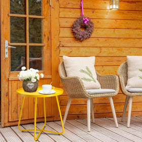 Danpinera waterproof finish cleans easily after rain or spills