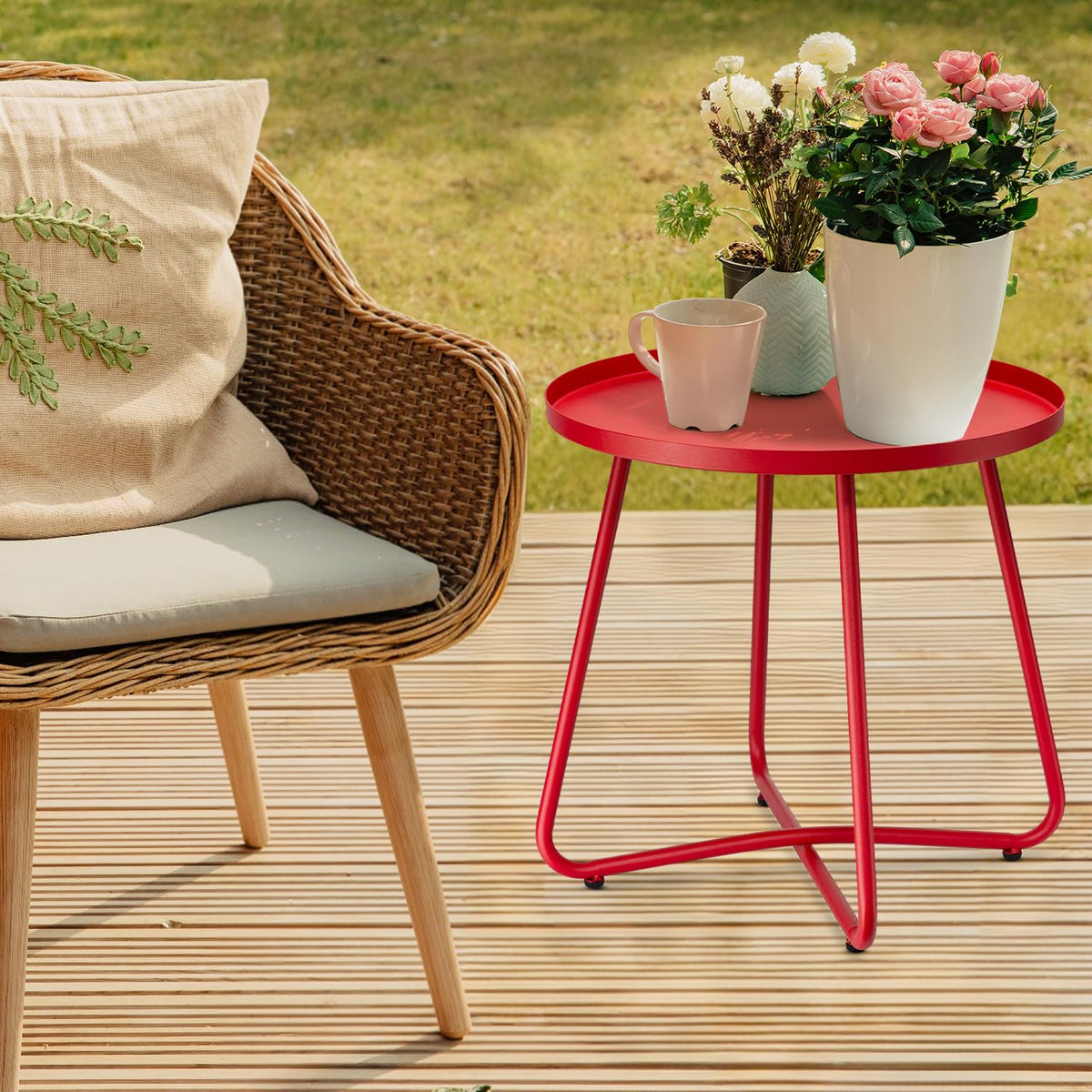 danpinera compact round design fits small spaces like balconies