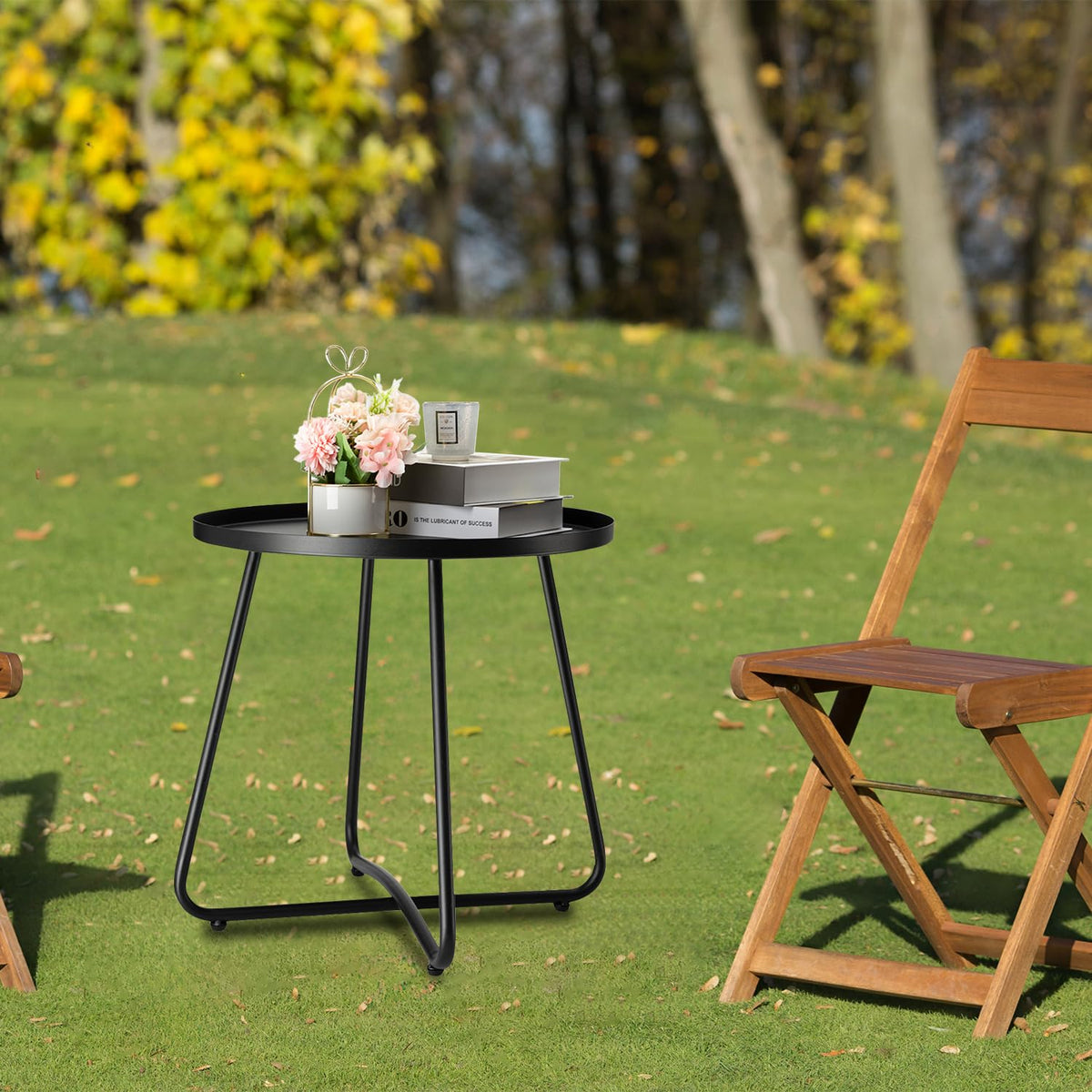 danpinera outdoor side table two-pack indoor and outdoor ready.