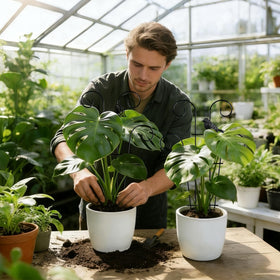 Danqgogoiu Monstera and climbers benefit from sturdy trellis.