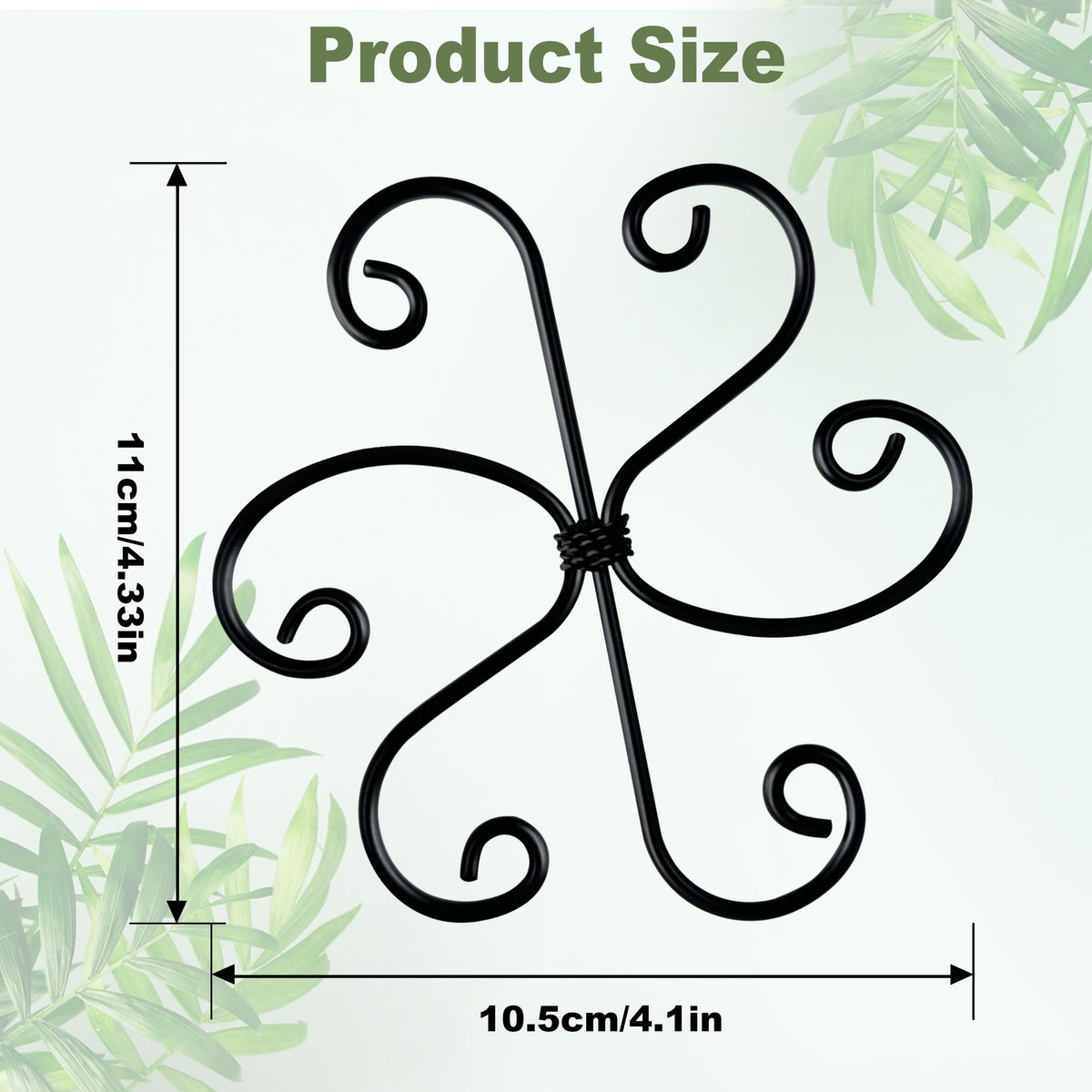 Danqgogoiu ring-design stem cradle protects stems during upright growth