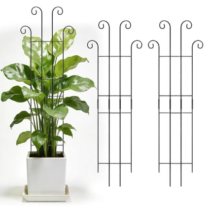 Danqgogoiu 3-set tall trellis assembled, supports climbing plants indoors