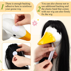 Dansydaisy weather-durable crocheted wig stays vibrant after sun and wind.