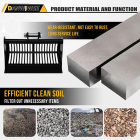 DANWIWEE manganese steel construction provides wear resistance during heavy debris sieving.