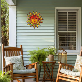 Daogtc sun face detail highlights petals and inviting glow for cozy interiors.