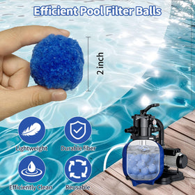 Dapclca clear water result after filtration in a small pool