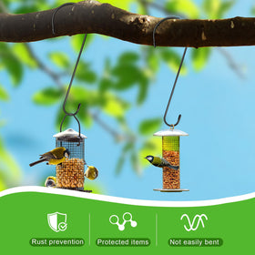 Dapute wide-application S-hook hanging various items.