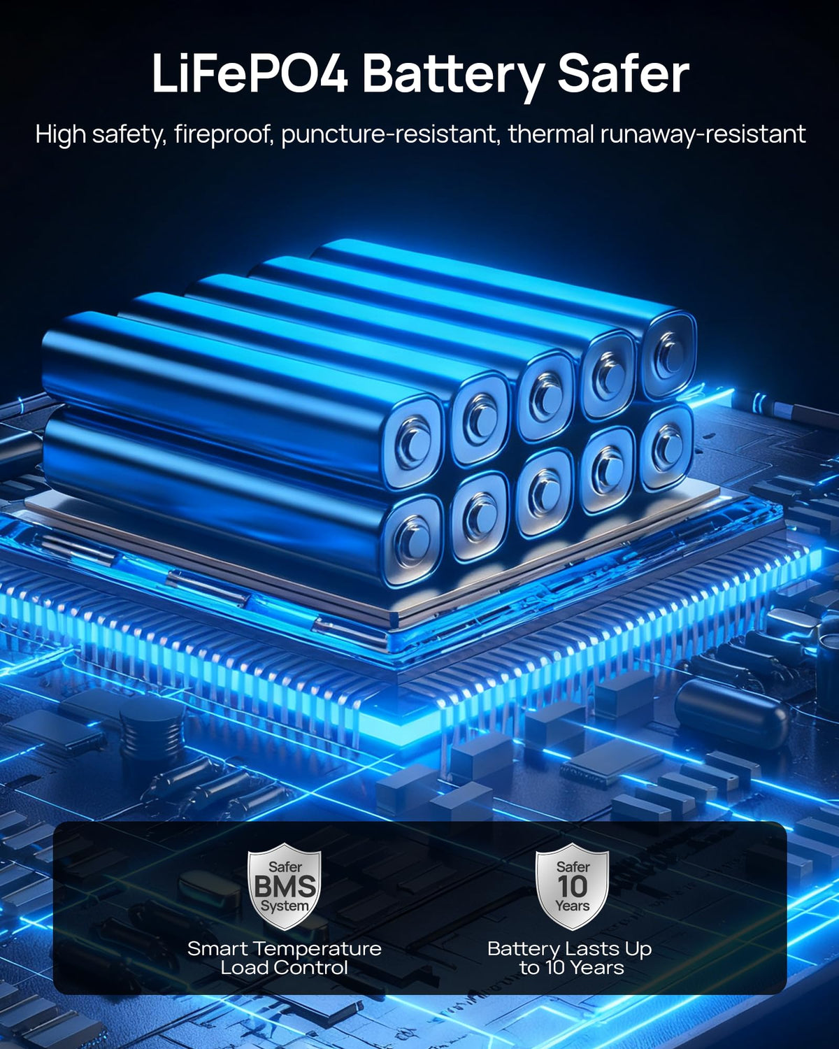 DARAN battery management system protects against overload and short circuits during use