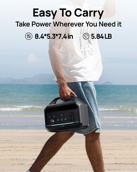 DARAN fast charging powers AC and USB-C for quick replenishment.