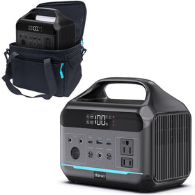 DARAN portable power station front view highlighting 288Wh capacity for off-grid power