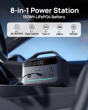 DaranEner eight port setup charges multiple devices at once.