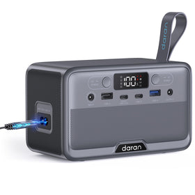 DaranEner portable power station in compact size powering devices on the go