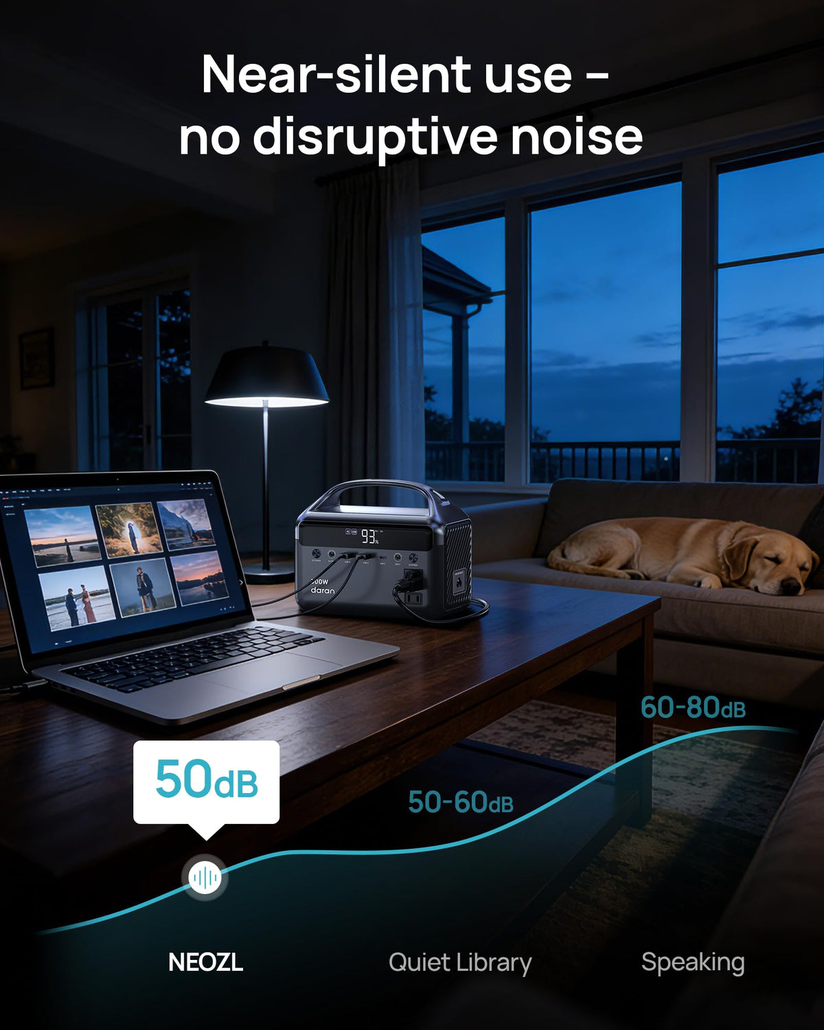 DaranEner pure sine wave output protects sensitive electronics