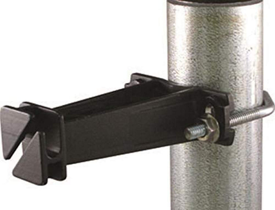 Dare 3359-10 tube post insulator in black secures wires on chain link posts